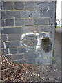 OS benchmark - Great Wyrley, Station Street railway bridge