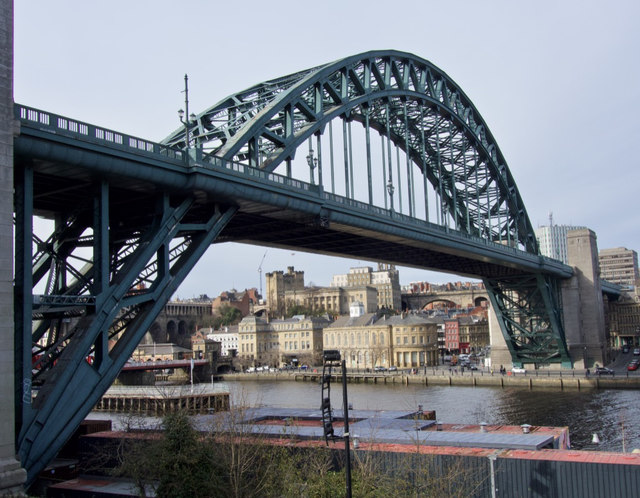 Tyne Bridge, seen from Gateshead