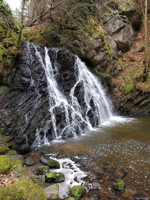 Lower waterfall, Fairy Glen, Rosemarkie