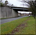 SO0603 : East side of the A4060 overbridge, Pentrebach by Jaggery
