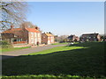 Sunlit  houses  on  Thorngarth  Lane