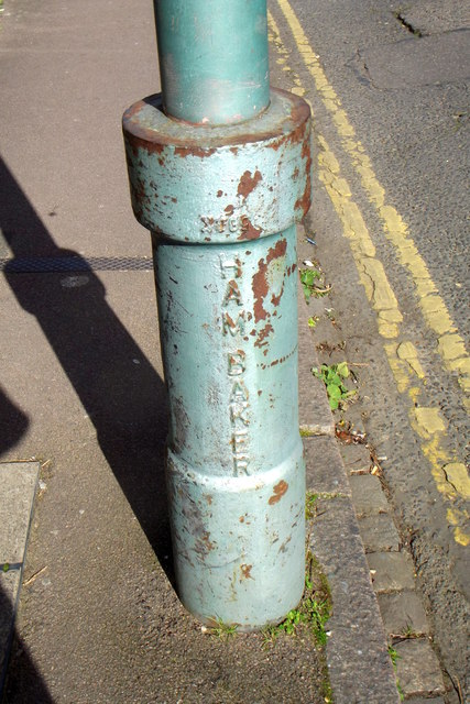 Base of the Eden Street stench pole