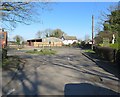 Chalk Lane joining the A157 in Withern