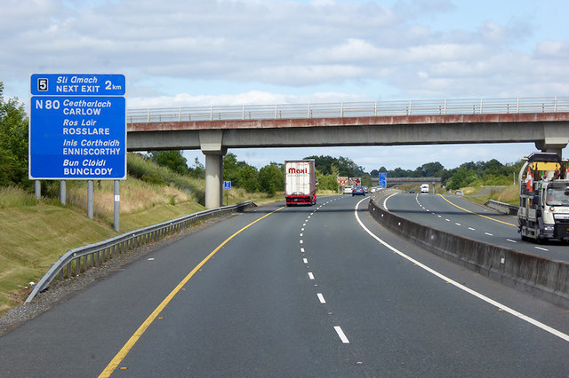 Bridge over the M9 at Ballybar