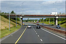 S7069 : Bridge at Junction 6 of the M9 by David Dixon
