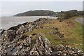 Rock shore and Nun Mill Bay