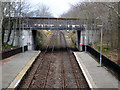 Road bridge over the railway at Ardgay