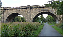 SD4863 : Lune Aqueduct crossing National Cycle Route 69 by Mat Fascione