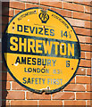 Old circular AA sign on the A360 in Shrewton