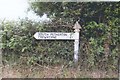 Old Direction Sign - Signpost by Shapway, West Lambrook