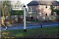 Old Direction Sign - Signpost by the B2096, Cade Street