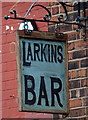 Sign for Larkins Bar, Hull