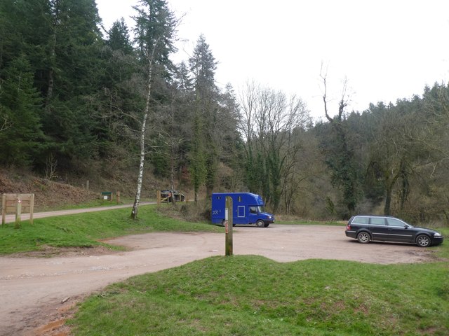 Forest visitors' car park, Great Wood
