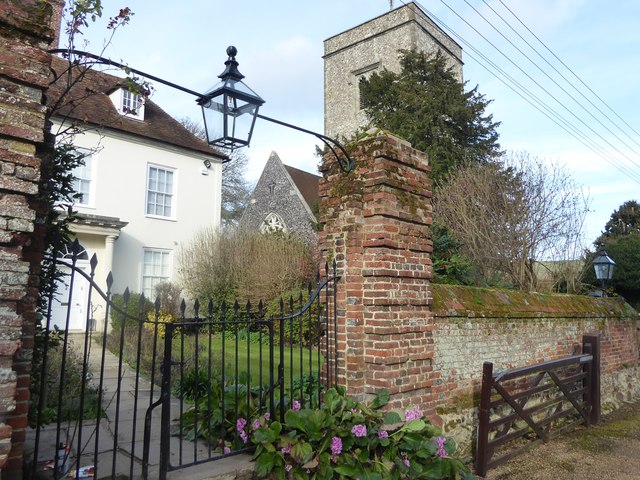 Trosley Court and Trottiscliffe Church