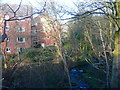 Oil Mill Beck upstream of the A65, Horsforth