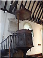 TQ6460 : The pulpit of St Peter and St Paul Church, Trottiscliffe by Marathon