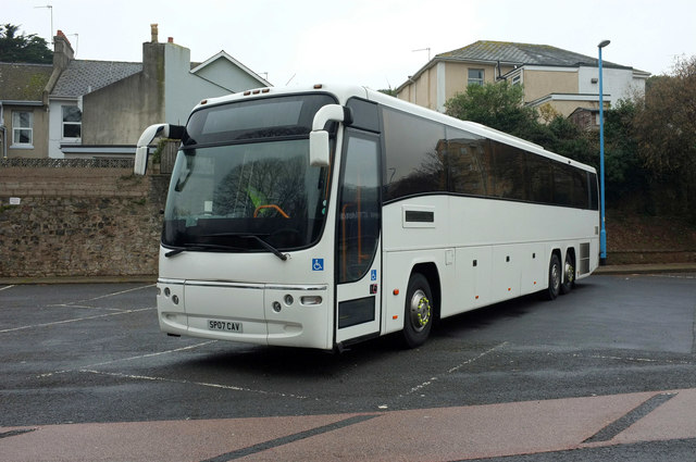 Coach, Torquay coach station © Derek Harper cc-by-sa/2.0 :: Geograph ...