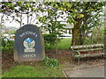 Slate sign for the Snowdonia National Park Offices