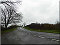 Lay-by beside the A487 road near Llantood