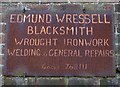 Sign on the old smithy near Goole Mill