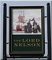 Sign for the Lord Nelson, Hull