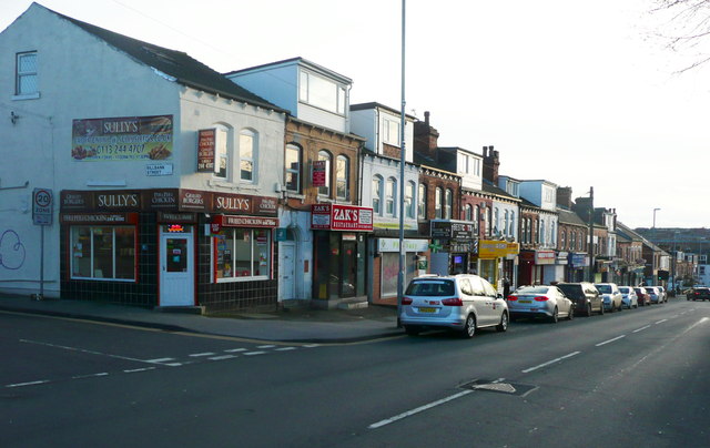 Shops, Woodsley Road, Burley, Leeds © Humphrey Bolton cc-by-sa/2.0 ...