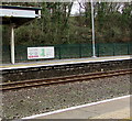 TrawsCymru banner on Haverfordwest railway station