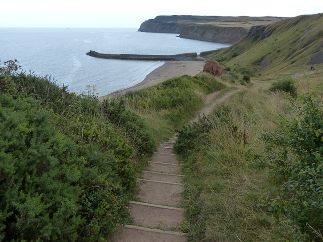 Steps along the Cleveland Way