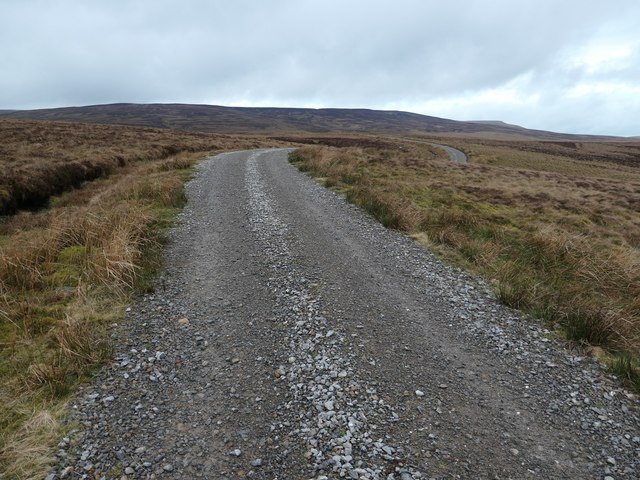 Grouse shooters' track, heading westwards