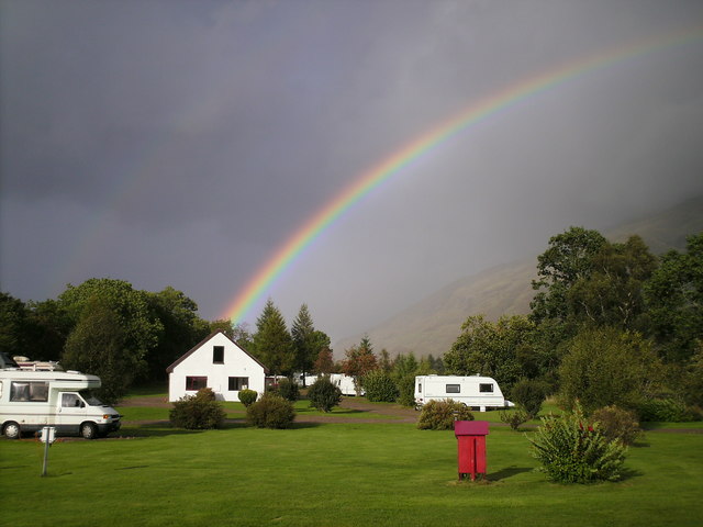 Rainbow at Achadh nan Darach.