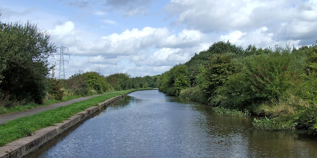 Canal east of Hanford, Stoke-on-Trent