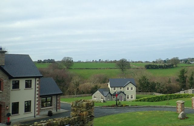 Recently built detached houses at Ravensdale