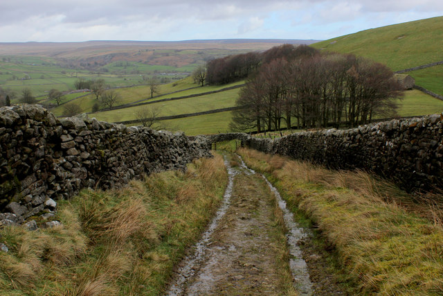 Track Descending Northwards Off Barden Chris Heaton Geograph Britain And Ireland