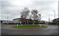 Roundabout on Knights Way, Shrewsbury