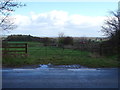 Field entrance off the A528