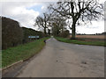 Bend in minor country road