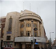 TQ2678 : View of Cineworld on Fulham Road from Beaufort Street by Robert Lamb