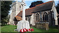 War memorial and church of St Peter and St Paul, Harlington