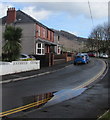 Small puddle on Ffwrwm Road, Machen