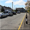 On-street parking, The Glebe, Bishopston