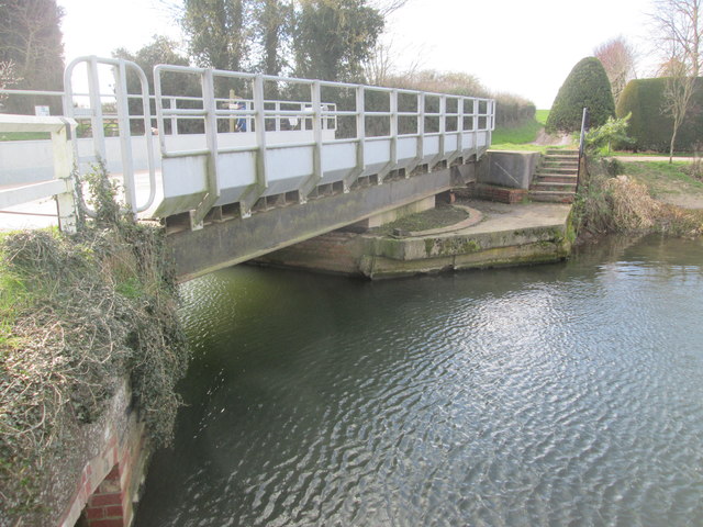 Brigham Swing Bridge Over C Martin Dawes Geograph