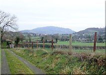 J0115 : The border village of Forkhill viewed from Co Louth by Eric Jones