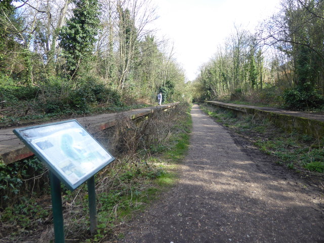 The former Crouch End station on the Parkland Walk