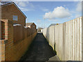 Footpath alongside Farsley Athletic FC 