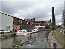 SJ9598 : Huddersfield Narrow Canal near Cockbrook and Stamford Park by Chris Morgan