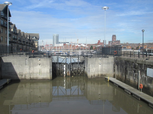 Lock into Brunswick Dock © John Slater :: Geograph Britain and Ireland