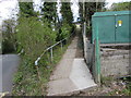 Steps up from Dulais Fach Road, Tonna