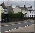 Newport/Brynmawr direction sign in Bassaleg