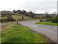 Seavers Road at its junction with the B113 at Cloughoge