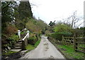 Looking south on Ernocroft Lane